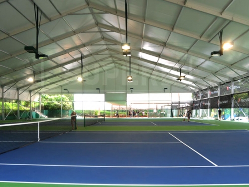 White Sport Tent For Tennis Court