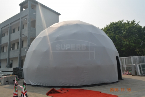 Half Clear Outdoor Sports Dome Tent
