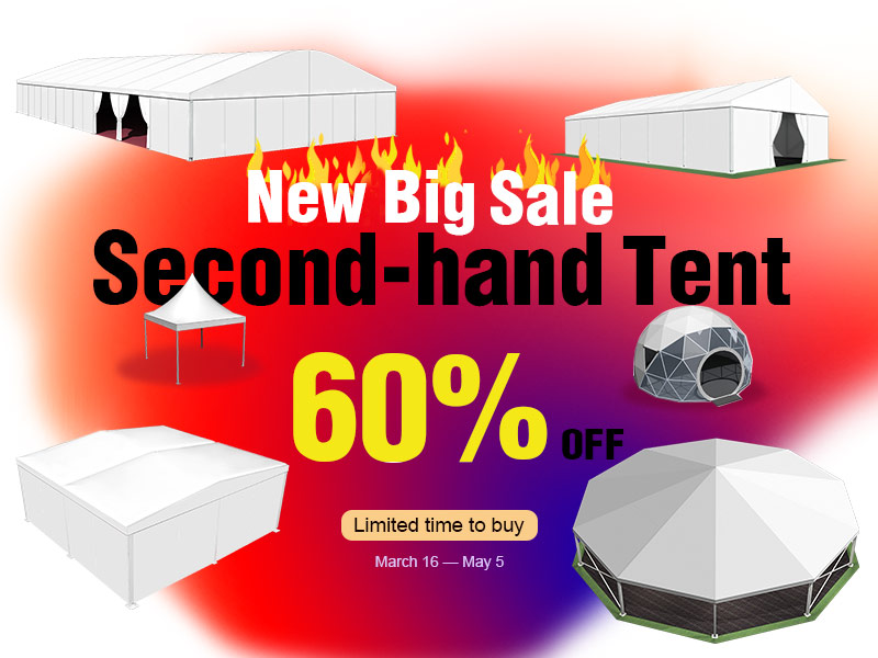 New Second-Hand Tent panic buying
