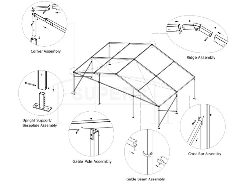 20x20 Party Tent 