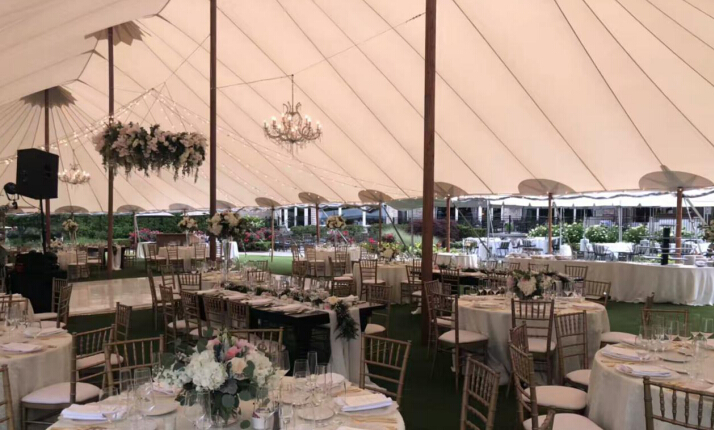 Wedding tent construction