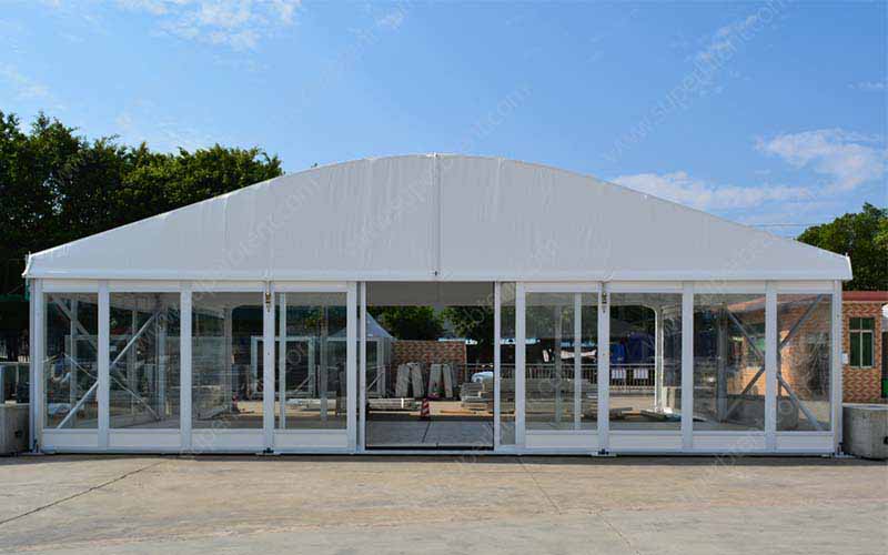 Glass Door Tent