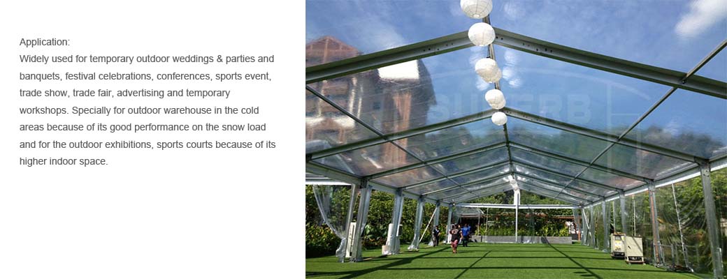  transparent wedding party tent in Singapore