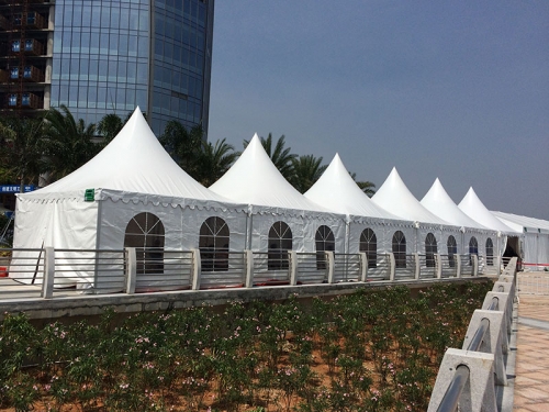 White Outdoor Wedding Party Gazebo Tent