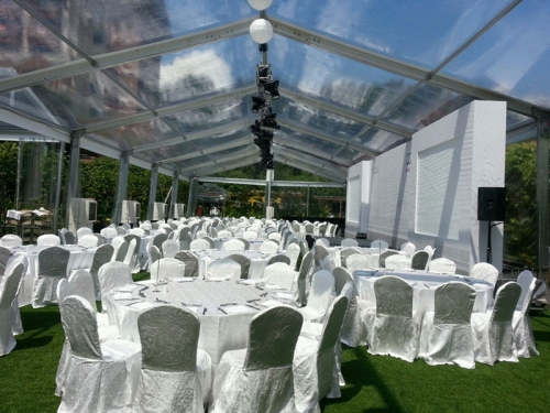 1000 People Transparent Wedding Marquee