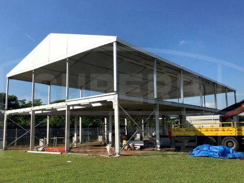 15M Width Double Decker Exhibition Tents