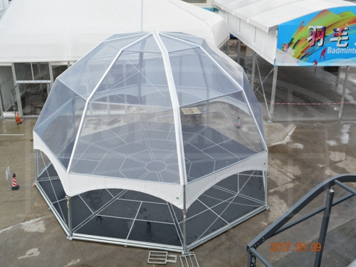 Transparent Outdoor Octagon Dome Tent