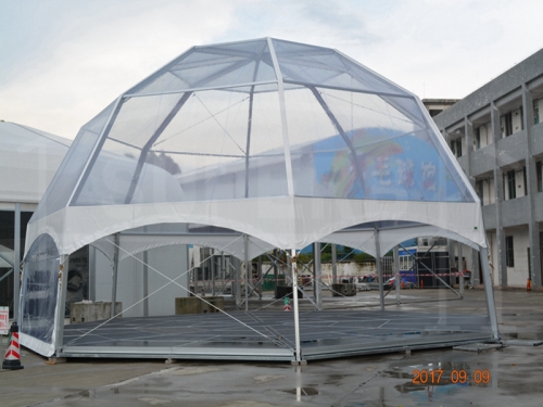 Transparent Outdoor Octagon Dome Tent