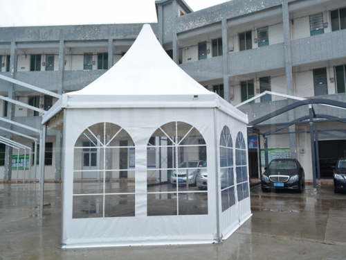 Aluminium High Peak Hexagonal Tent For Wedding, Party, Event