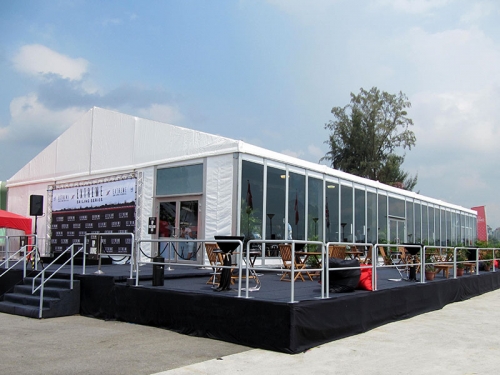 Wedding Party Tent With Glass Wall