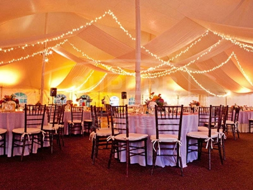 Outside Backyard Wedding Party Tents