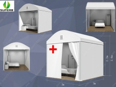 Hospitals set up coronavirus tents