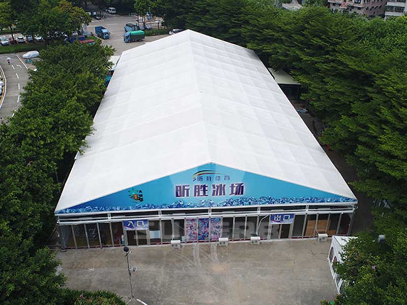 event tent for ice rink