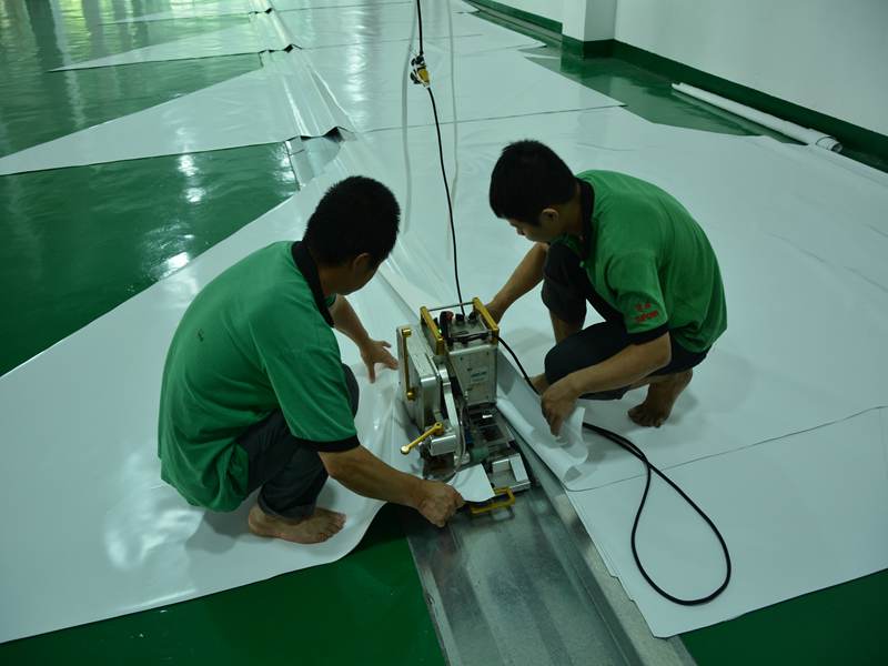 The craftsmanship of tent fabric membrane